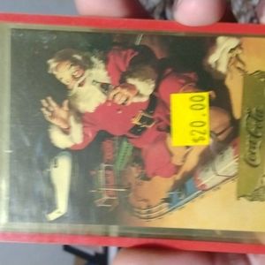 Coca cola Santa clause cards